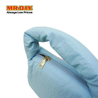 (MR. DIY) Small Puffy Bag with Strap Chain -  LIGHT BLUE - Color Series