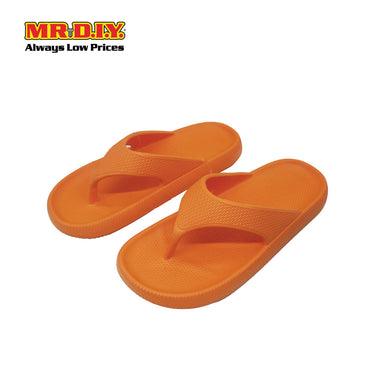 (MR.DIY) EVA Unisex Anti Slippery Flip-Flops Slippers - Orange - Color Series