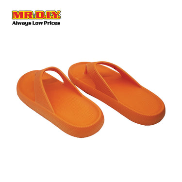 (MR.DIY) EVA Unisex Anti Slippery Flip-Flops Slippers - Orange - Color Series
