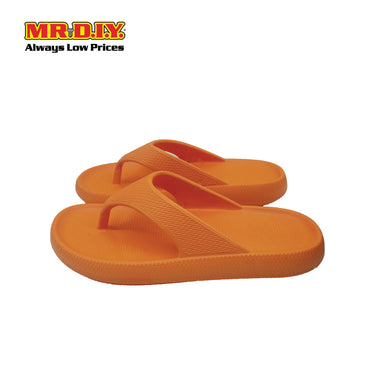 (MR.DIY) EVA Unisex Anti Slippery Flip-Flops Slippers - Orange - Color Series