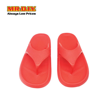 (MR.DIY) EVA Unisex Anti Slippery Flip-Flops Slippers - Red - Color Series