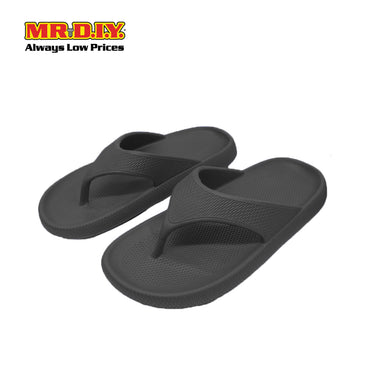 (MR.DIY) EVA Unisex Anti Slippery Flip-Flops Slippers - Black - Color Series