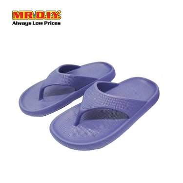 (MR.DIY) EVA Unisex Anti Slippery Flip-Flops Slippers - Purple - Color Series