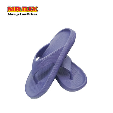 (MR.DIY) EVA Unisex Anti Slippery Flip-Flops Slippers - Purple - Color Series