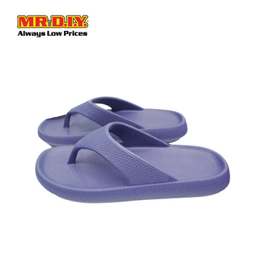 (MR.DIY) EVA Unisex Anti Slippery Flip-Flops Slippers - Purple - Color Series