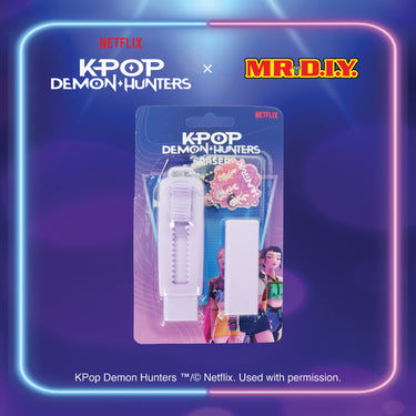 KPOP DEMON HUNTERS Huntr/X Push Eraser with Charm