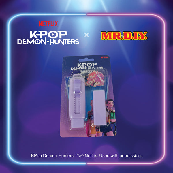 KPOP DEMON HUNTERS Huntr/X Push Eraser with Charm
