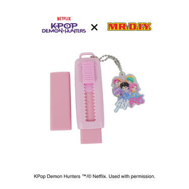 KPOP DEMON HUNTERS Saja Boys Push Eraser with Charm