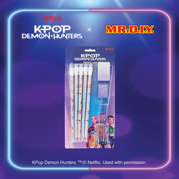 KPOP DEMON HUNTERS Huntr/X Pencil Set 5Pcs