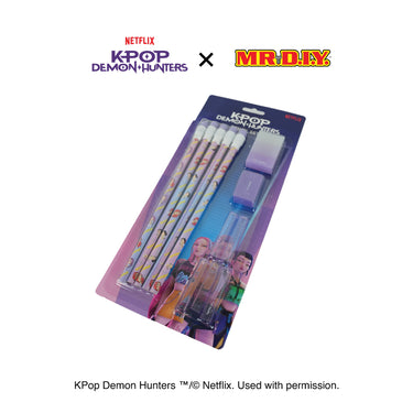 KPOP DEMON HUNTERS Huntr/X Pencil Set 5Pcs