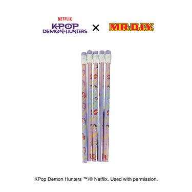 KPOP DEMON HUNTERS Huntr/X Pencil Set 5Pcs