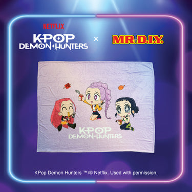 KPOP DEMON HUNTERS Huntr/X Soft Throw (120x150cm)