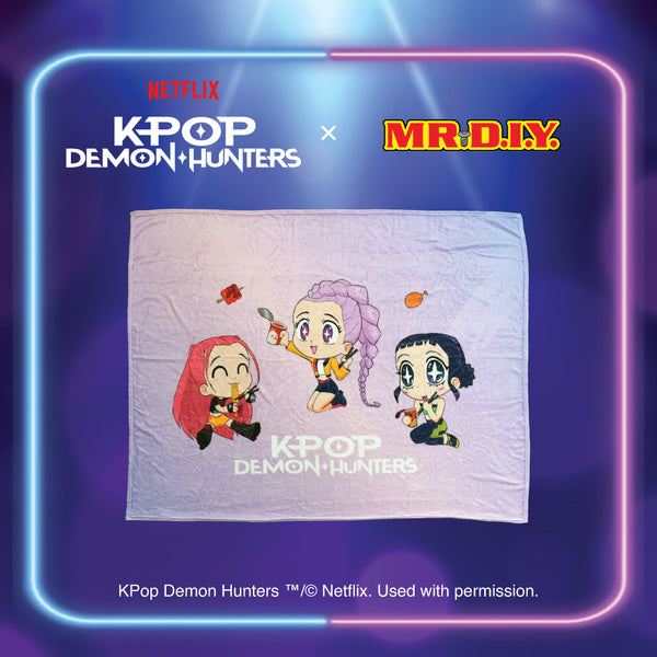 KPOP DEMON HUNTERS Huntr/X Soft Throw (120x150cm)