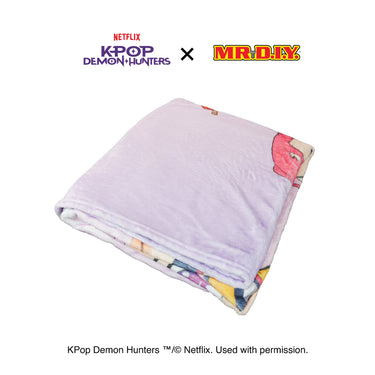 KPOP DEMON HUNTERS Huntr/X Soft Throw (120x150cm)