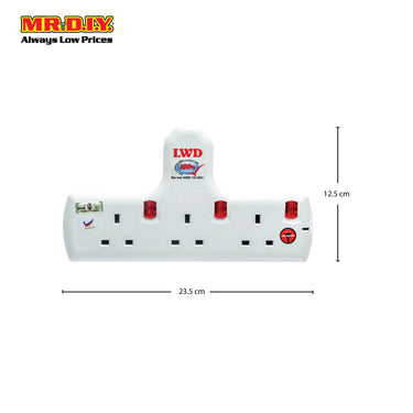 LWD 3 Gang Adapter Port