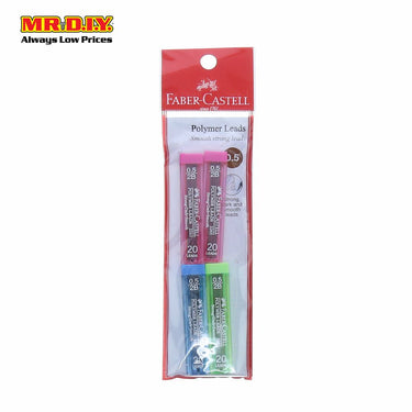 (MR.DIY) FABER-CASTELL 2B Polymer Lead Refill Set [0.5mm] (4pcs)