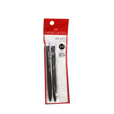 (MR.DIY) Faber Caster RX Gel 5 Pen - Black (2 x 0.5mm)