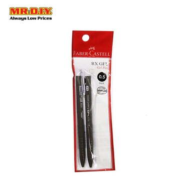 (MR.DIY) Faber Caster RX Gel 5 Pen - Black (2 x 0.5mm)