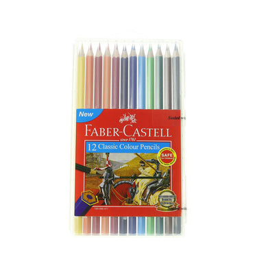 FABER CASTELL 12 Classic Colour Pencils