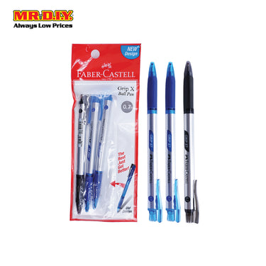 (MR.DIY) Faber Caster Double Colour Grip X7 Ball Pen 0.7mm (3pcs)