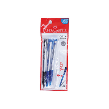 (MR.DIY) Faber Caster Double Colour Grip X7 Ball Pen 0.7mm (3pcs)