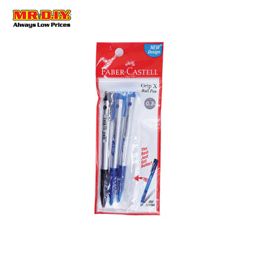 (MR.DIY) Faber Caster Double Colour Grip X7 Ball Pen 0.7mm (3pcs)