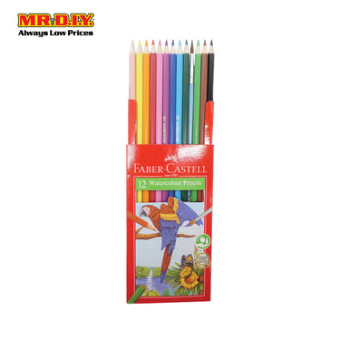 FABER-CASTELL 12 Watercolour Pencils