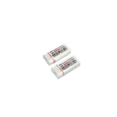 (MR.DIY) FABER-CASTELL White Dust-Free Eraser Set (12pcs)