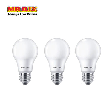 PHILIPS E27 Essential Round Shape  LED Bulb Cool Daylight 11W (3pcs)