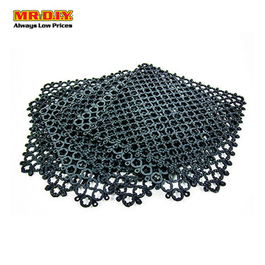 (MR.DIY) Felton PVC Plastic Floor Mat [6pcs] (31.5cmx31.5cmx4cm)