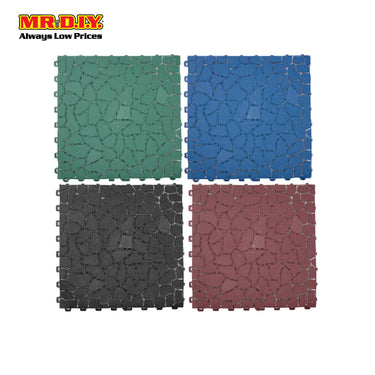 FELTON Bathroom Anti-Slip Marble Floor Mat (6pcs)