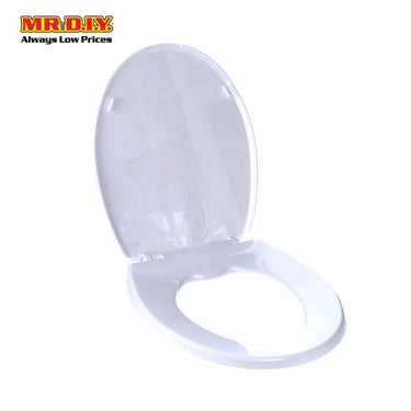 TRUFLO Toilet Seat Cover Universal Glossy PP Replacement (43 x 36.5cm)
