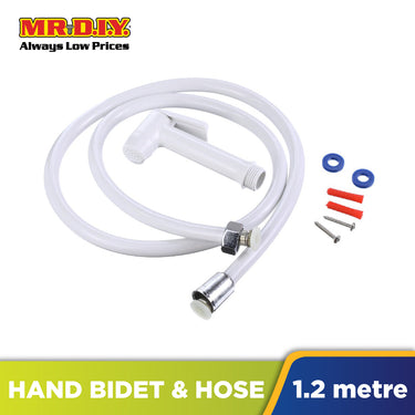 TRUFLO White Rubber Hand Bidet With Hose