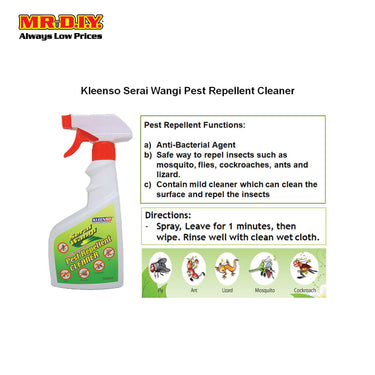 KLEENSO Anti-Bacterial Pest Repellent Spray Cleaner (500ml)