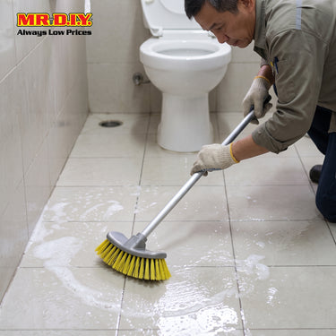 RAYACO Nylon Hard Brush Toilet Broom
