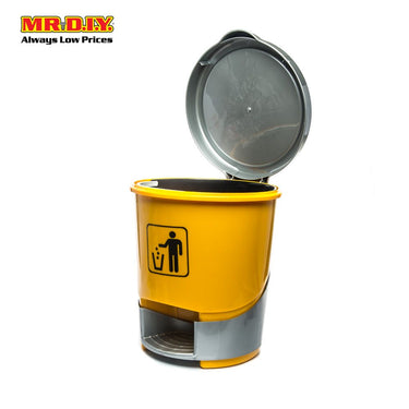 (MR.DIY) RAYACO Plastic Pedal Step Round Garbage Trash Bin (37cm x 46cm x 39.5cm)