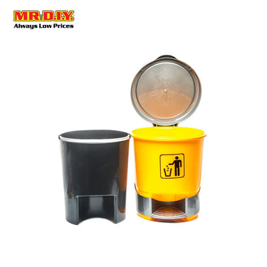 (MR.DIY) RAYACO Plastic Pedal Step Round Garbage Trash Bin (37cm x 46cm x 39.5cm)