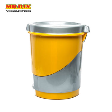 (MR.DIY) RAYACO Plastic Pedal Step Round Garbage Trash Bin (37cm x 46cm x 39.5cm)