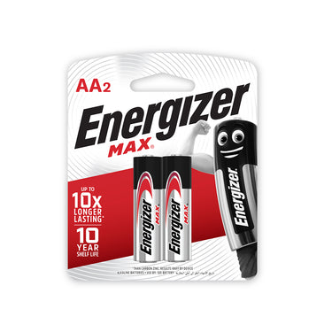ENERGIZER Max Powerseal Technology Alkaline Battery AA (2pcs)
