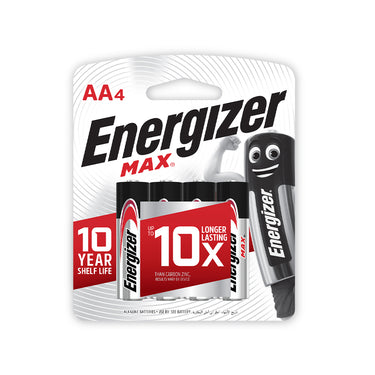 ENERGIZER Max Powerseal Technology Alkaline Battery AA (4pcs)