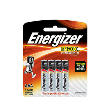 ENERGIZER Max Powerseal Technology Alkaline Battery AAA (4pcs)