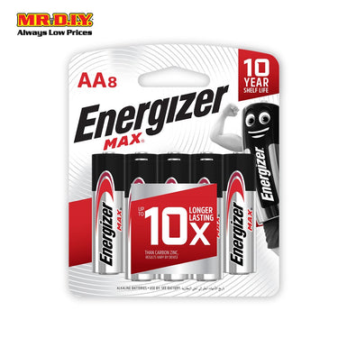 ENERGIZER Max Powerseal Technology Alkaline Battery AA (8pcs)