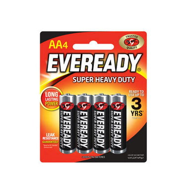 EVEREADY Super Heavy Duty Batteries AA (4 Pcs) 1215BP4