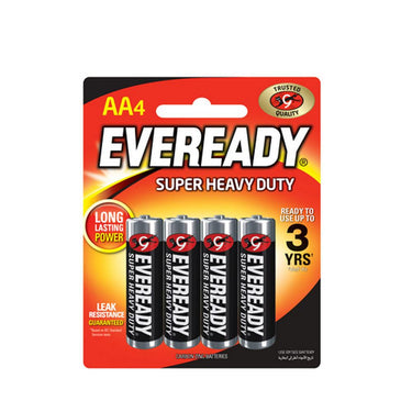 EVEREADY Super Heavy Duty Battery AA (4pcs)