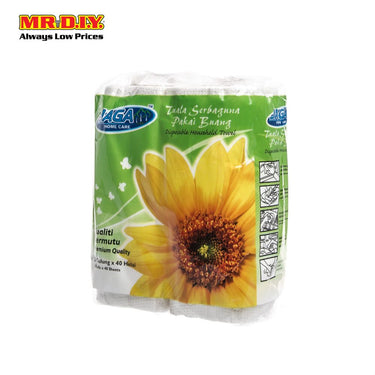 JAGA Premium Quality Kitchen Towel Roll (2 Rolls X 40's)