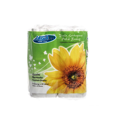 JAGA Premium Quality Kitchen Towel Roll (2 Rolls X 40's)