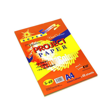A4 Colour Project Paper 48'S S-48