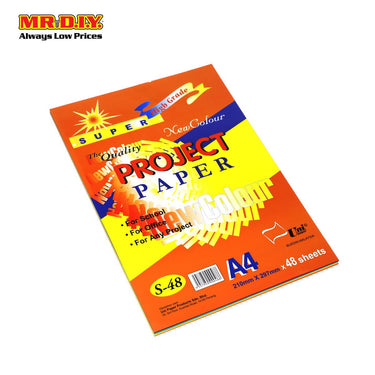 A4 Colour Project Paper 48'S S-48