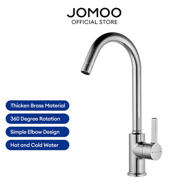 JOMOO 360° Swivel Kitchen Water Mixer Tap Kitchen Sink Faucet 33080-229/1B1-Z