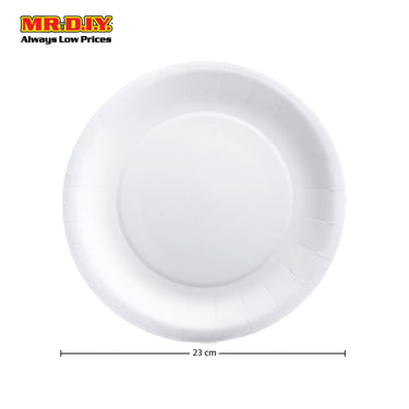 (MR.DIY) White Paper Plate (20pcs)